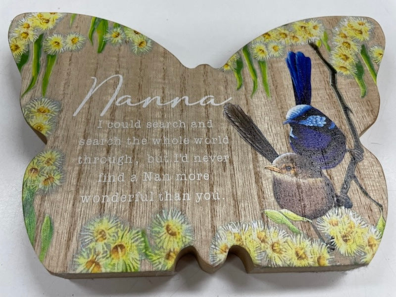 Nature’s Grace Butterfly Plaque - Nanna