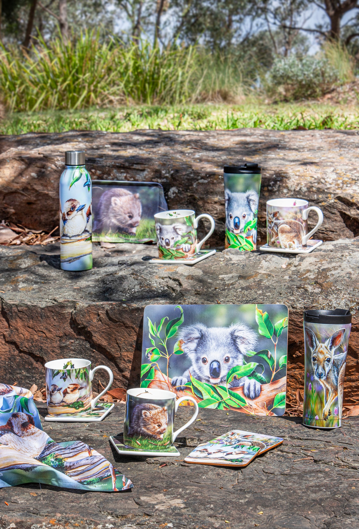 Babies Of The Bush - Kookaburra Mug & Coaster Set
