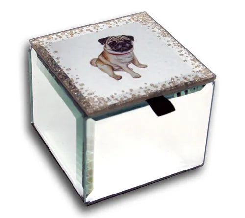 Bling Mini Trinket Box - Pug