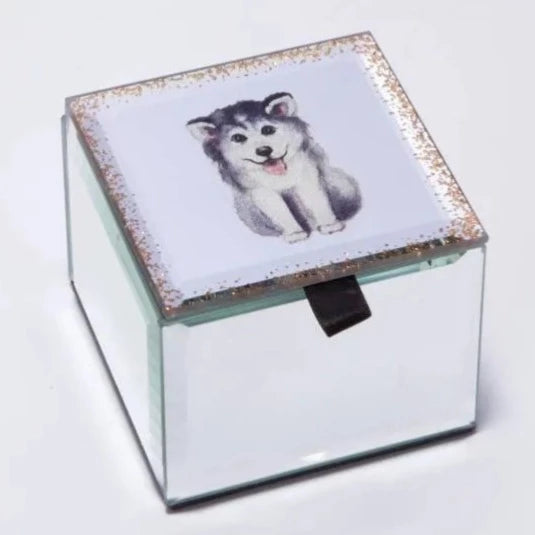 Bling Mini Trinket Box - Dog
