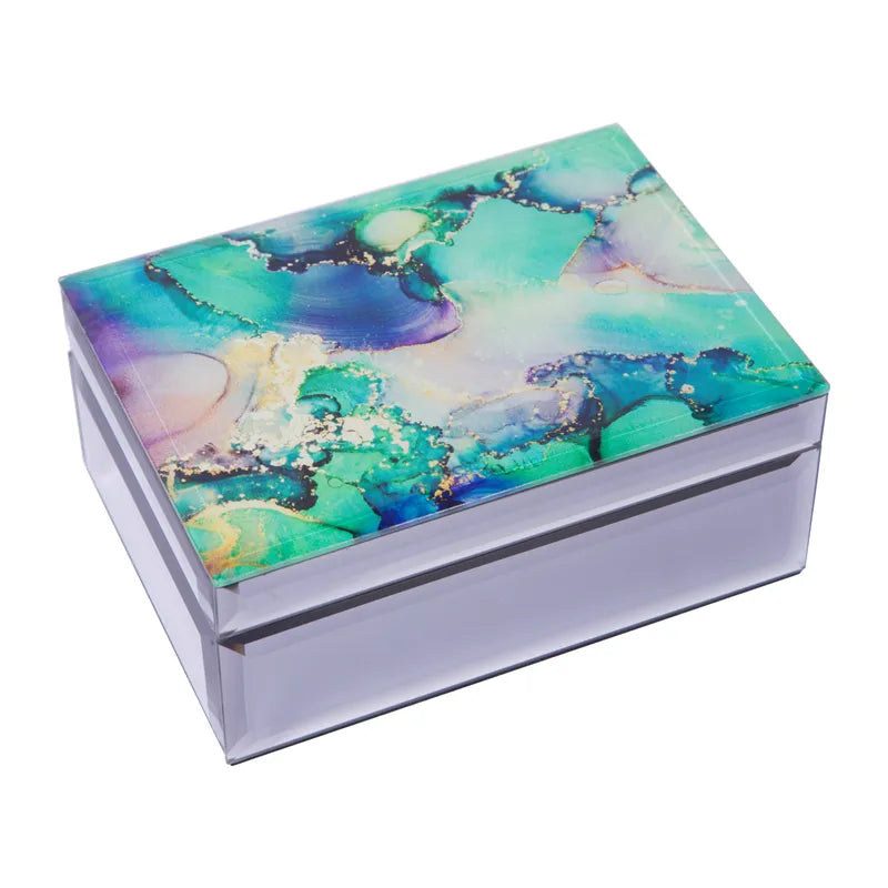 Vintage Emerald Jewellery Box