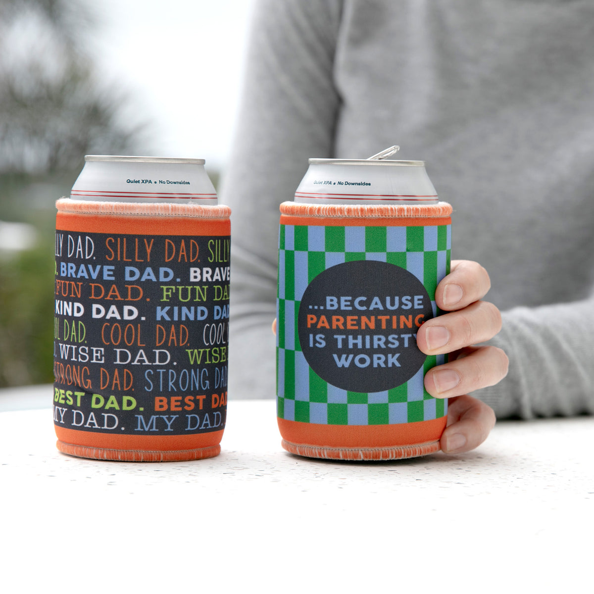 Dad Traits Stubby Cooler