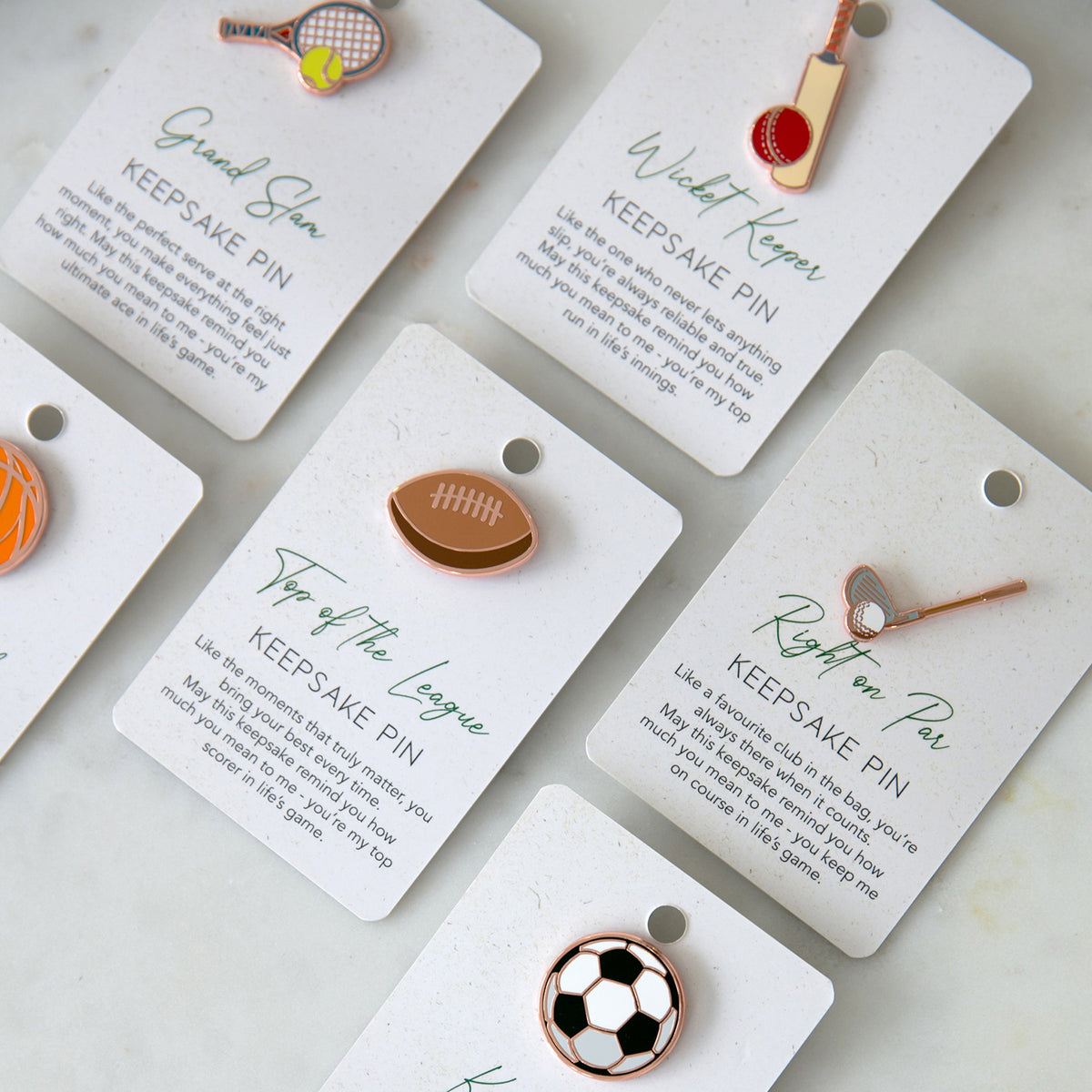 Champions Of Life - Kick Off Keepsake Pin