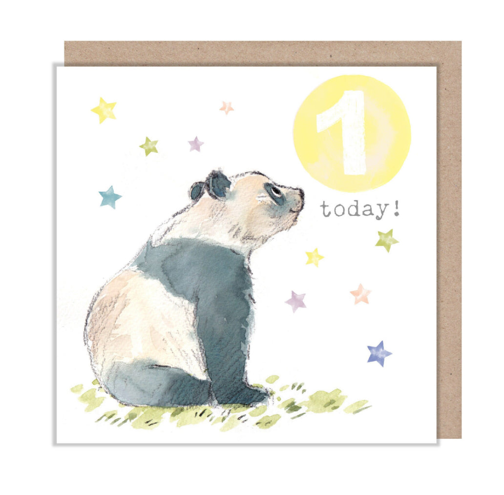 Paper Shed Design Card - Panda Age 1
