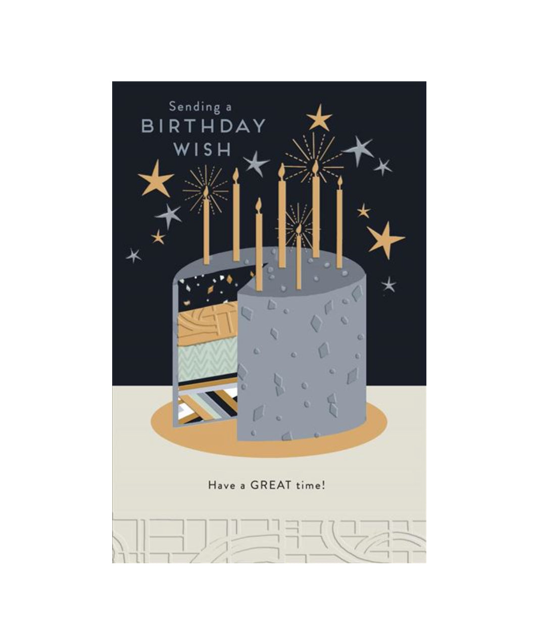 Card - Sending A Birthday Wish (Cake)