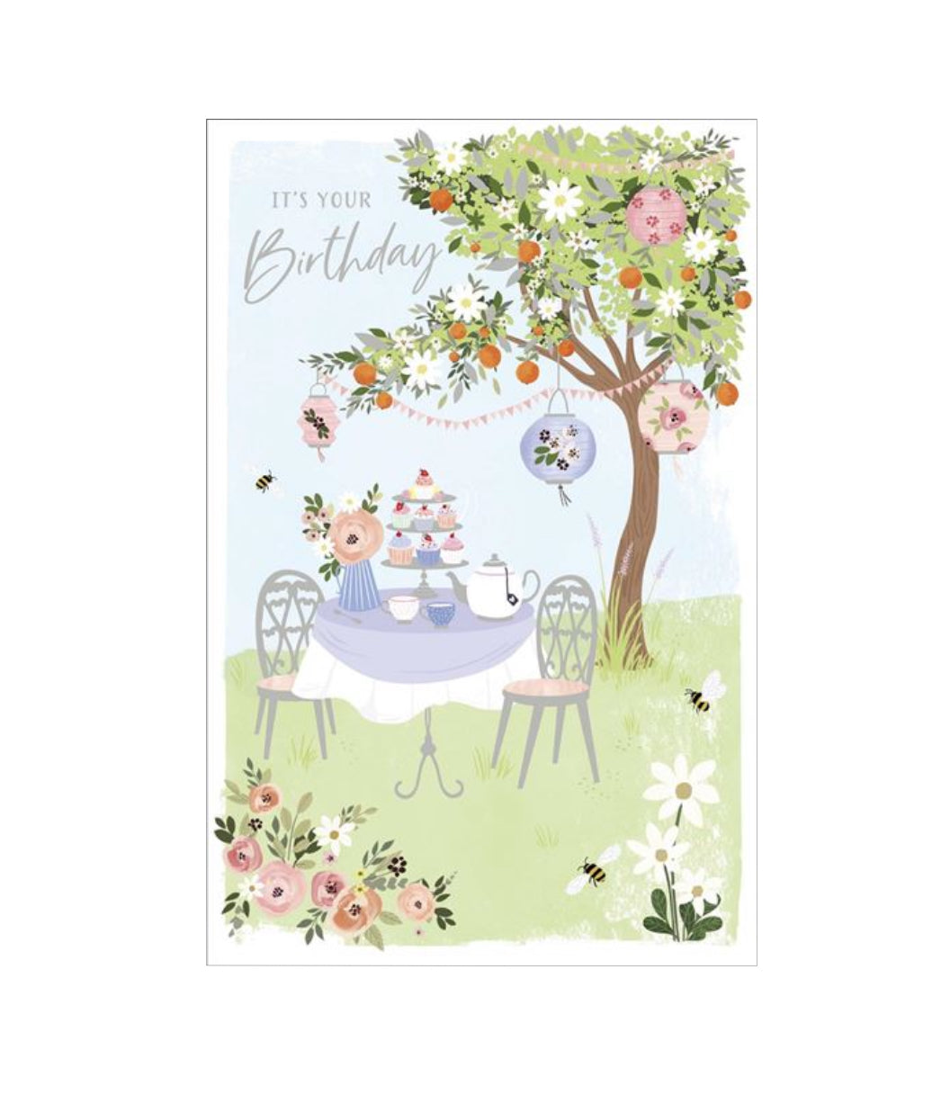 Card - It’s Your Birthday (Garden Tea Party)