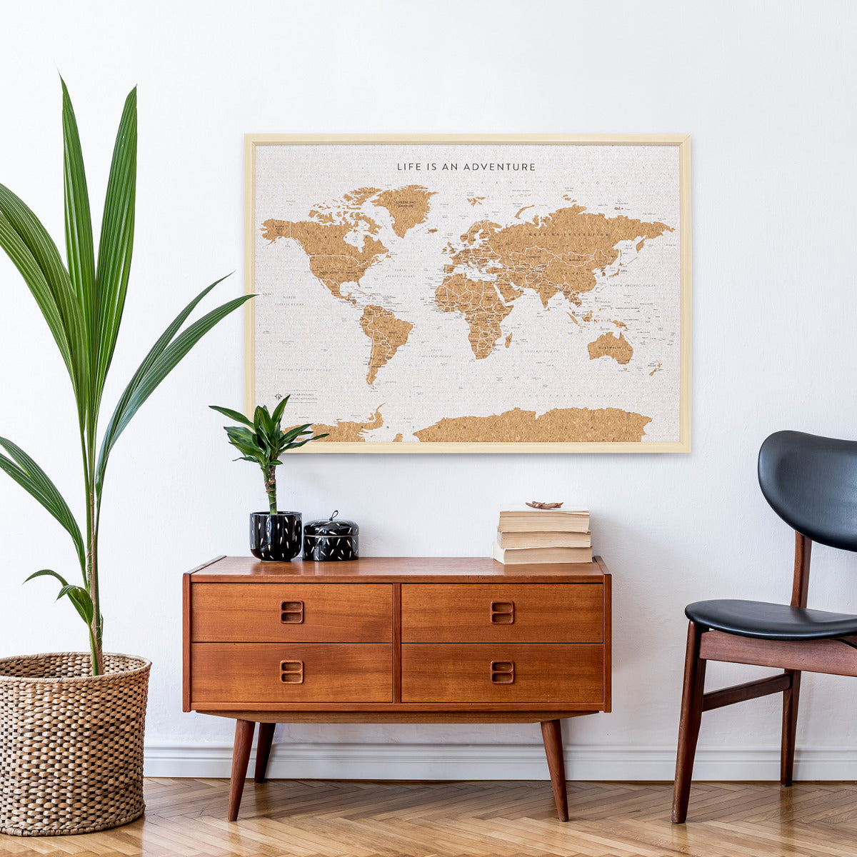 Large Travel Board - World Map