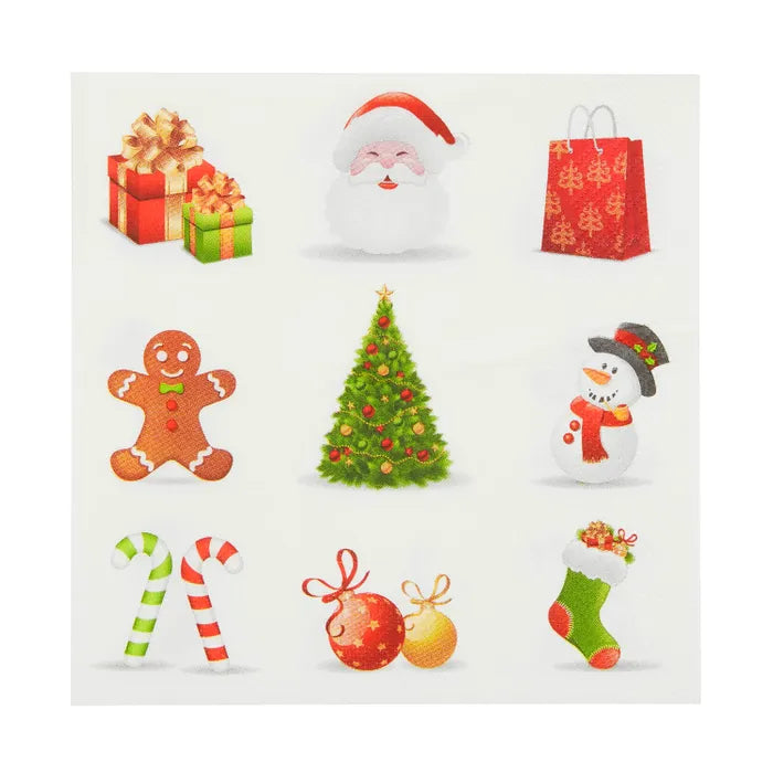 Christmas Napkin - Xmas Fun (20 Pack)