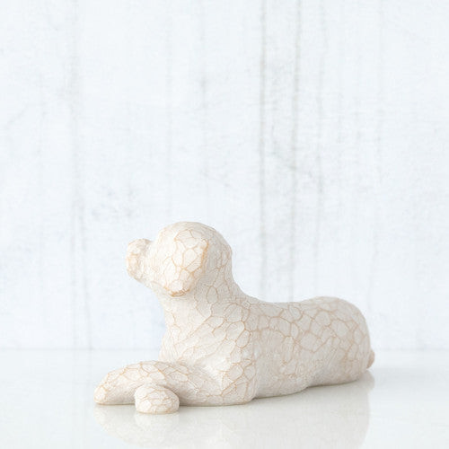 Willow Tree - Love my Dog (Small, Lying)