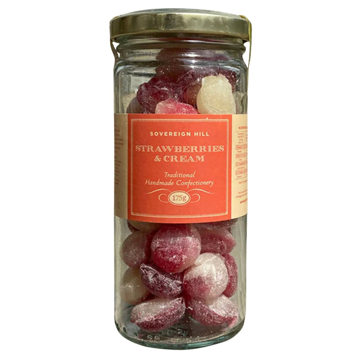 Sovereign Hill Confec. Strawberries and Cream 175g