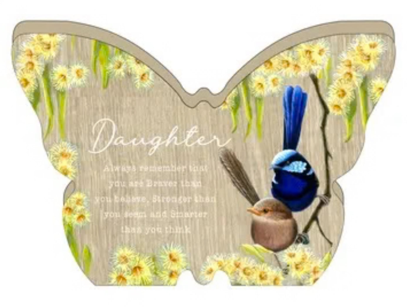 Nature’s Grace Butterfly Plaque - Daughter