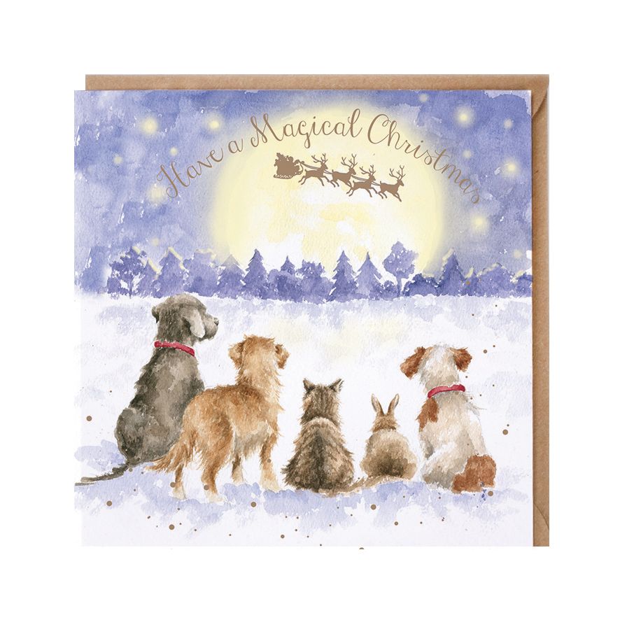 Wrendale Designs Christmas Card - ‘The Magic of Christmas’ (Animals)