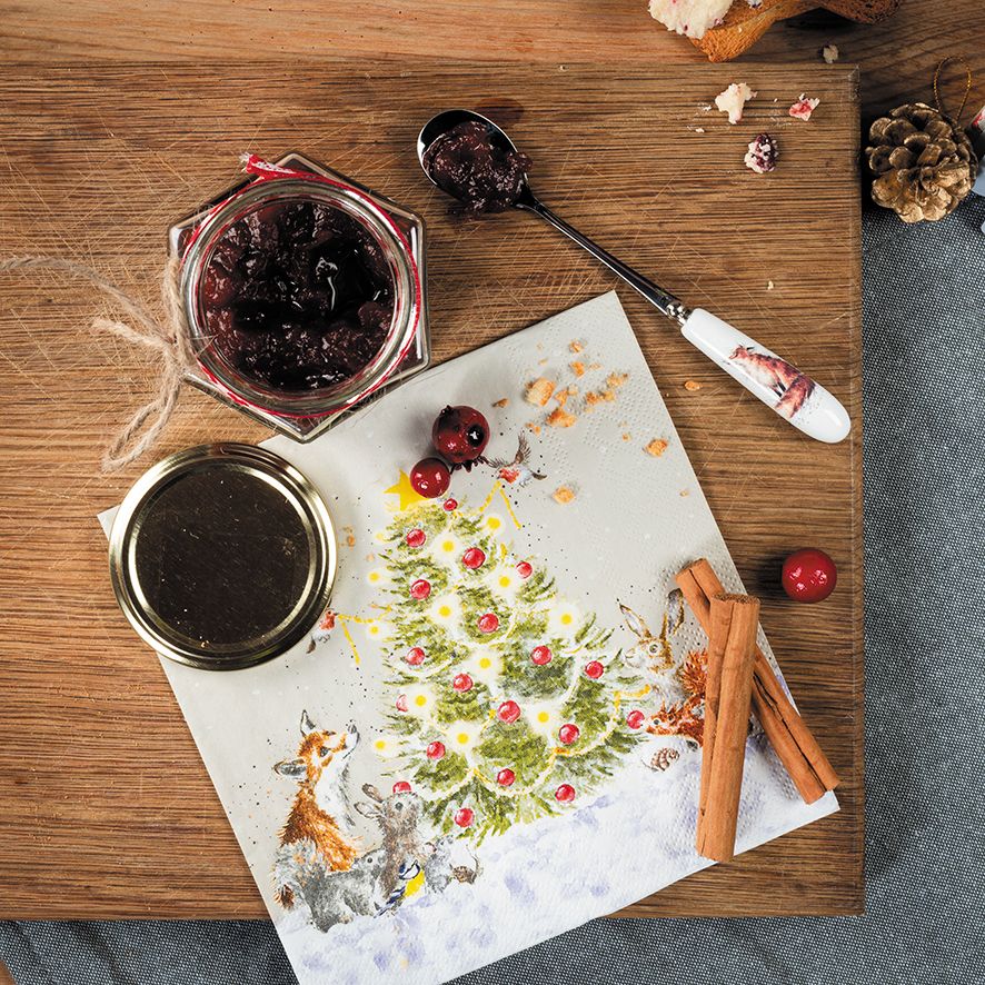 Wrendale Designs Christmas Premium Napkins - ‘Oh Christmas Tree’