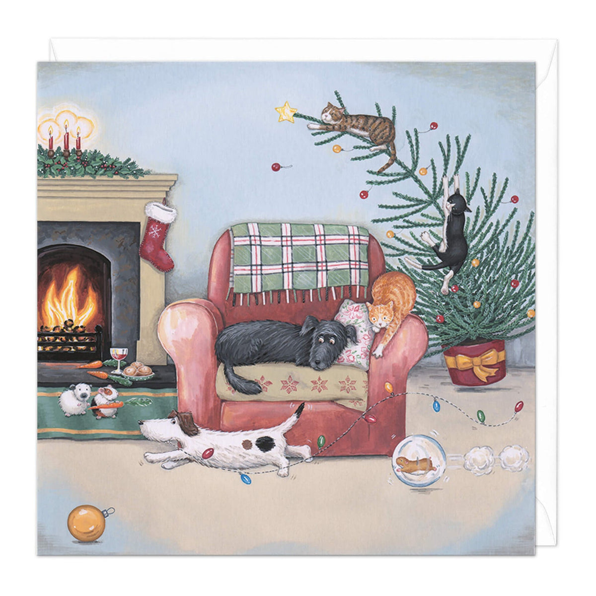 Whistlefish Christmas Card - Animal Fun