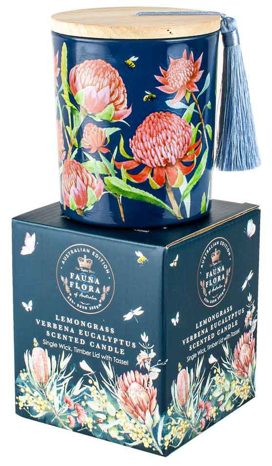 Australian Flora Candle - Waratah