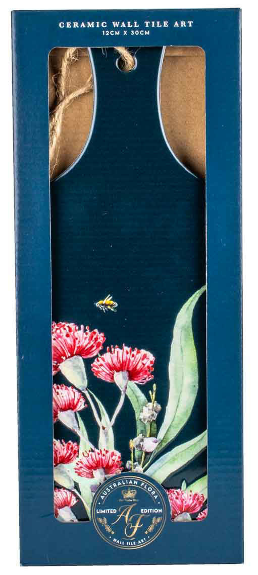 Australian Flora Ceramic Paddle Wall Art - Eucalyptus