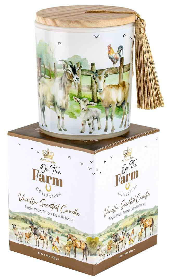 On The Farm Candle - Goat