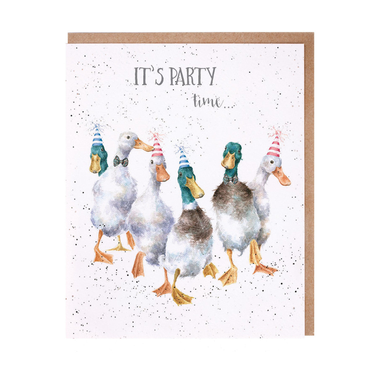 Wrendale Designs Card - Party Time (Ducks)