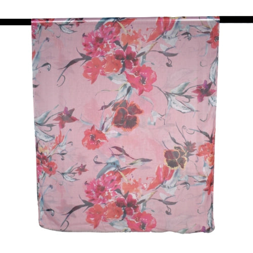 Pink Mix Flower Scarf