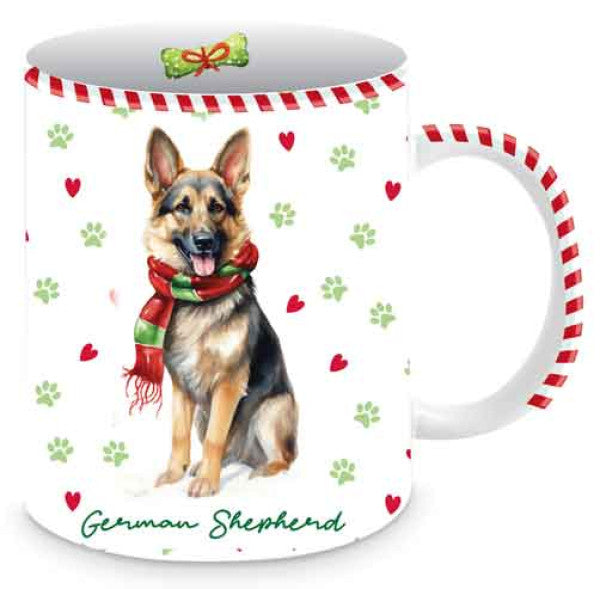 Merry Muddy Paws Mug - German Shepherd