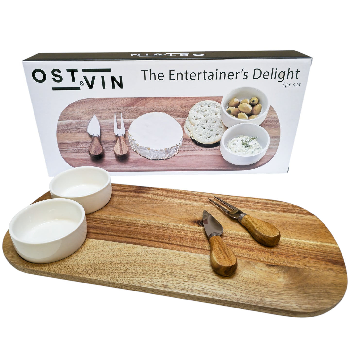 Ost & Vin - Dipping Board Gift Set (5pce)