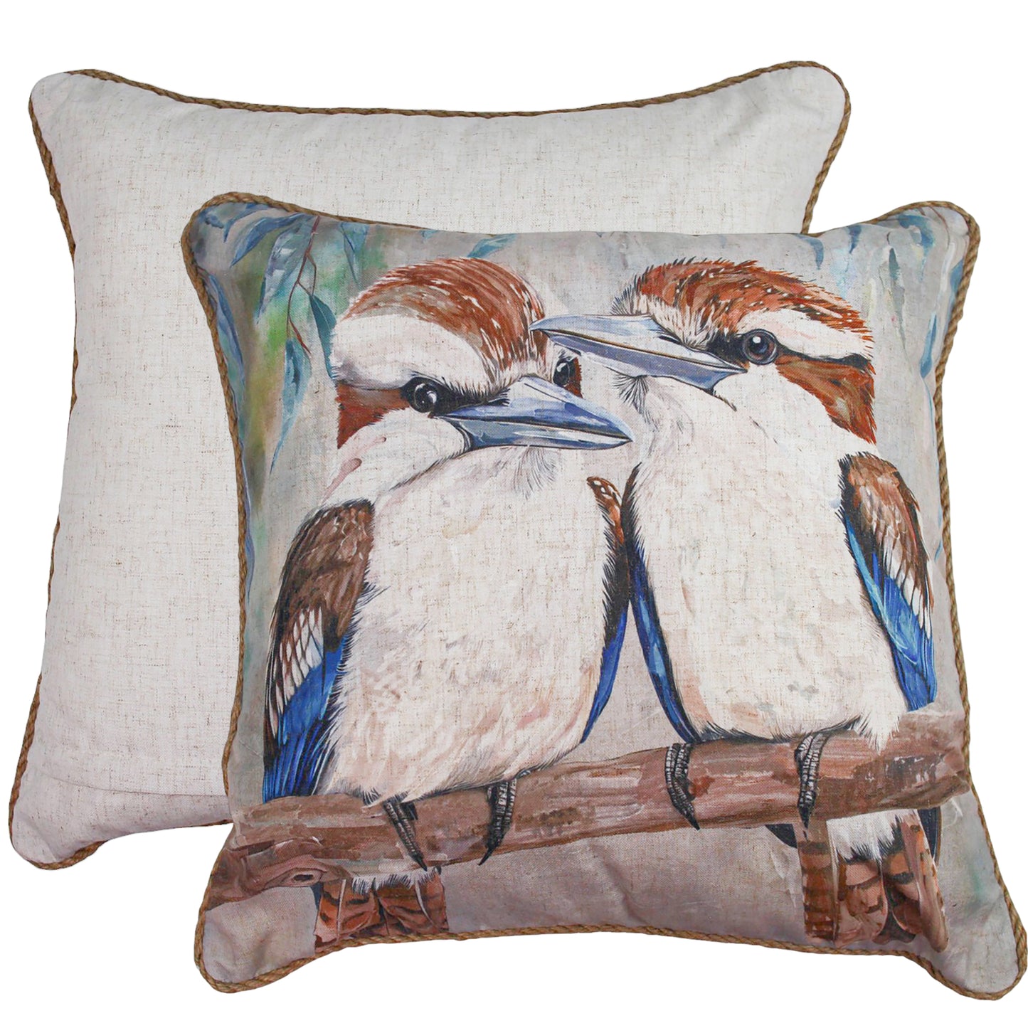 Beak-a-Boo Linen Cushion (50cm)