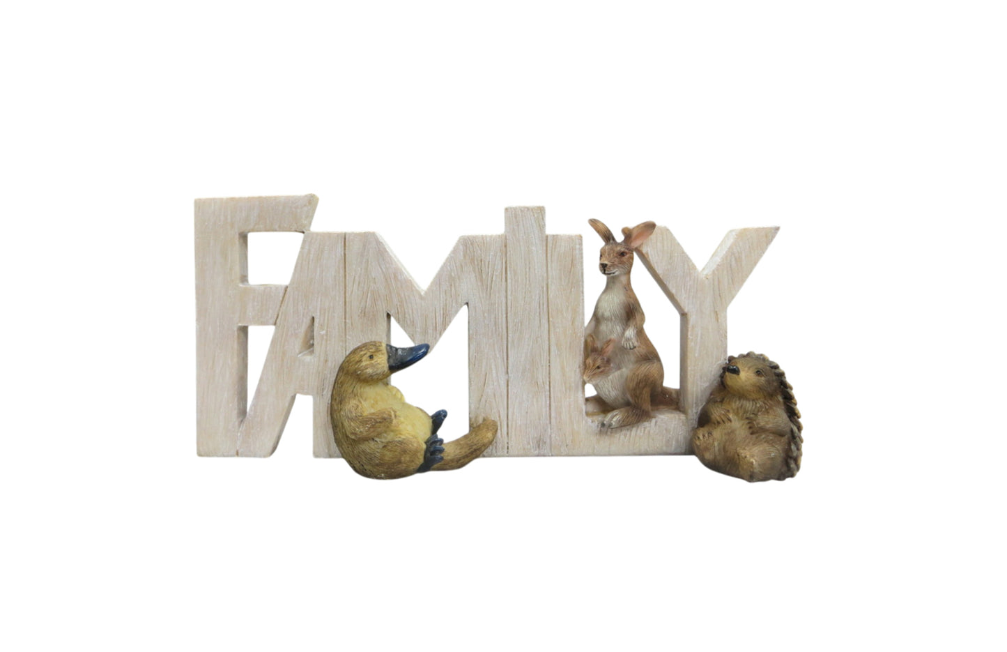 Our Aussie Family Figurine (Kangaroo, Echidna & Platypus)