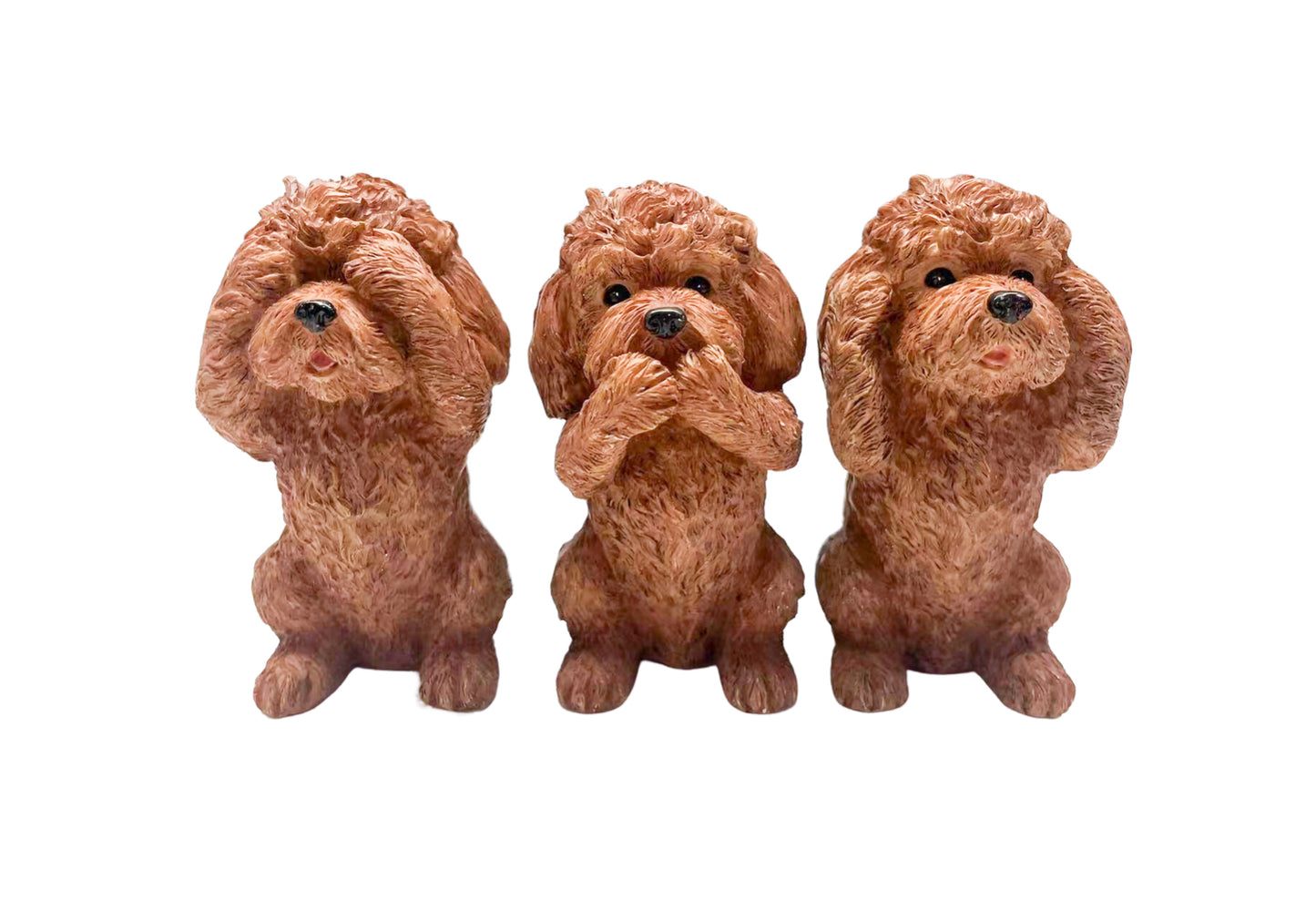 See, Hear, Speak No Evil Cavoodle (Set of 3)