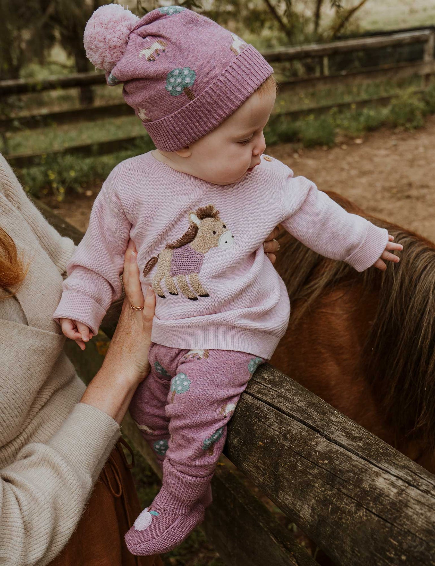 Horse Jacquard Leggings