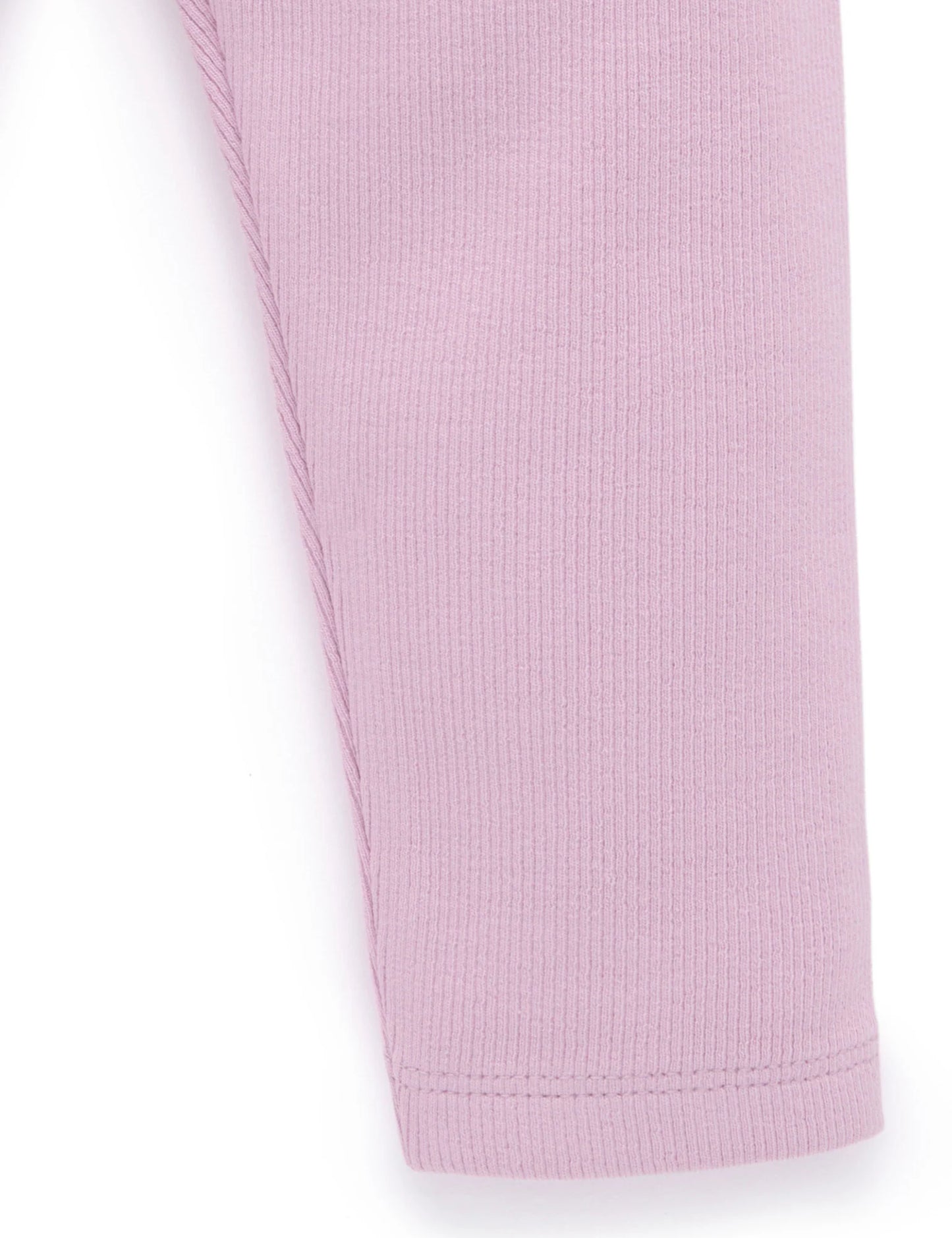 Lavender Thick Rib Leggings