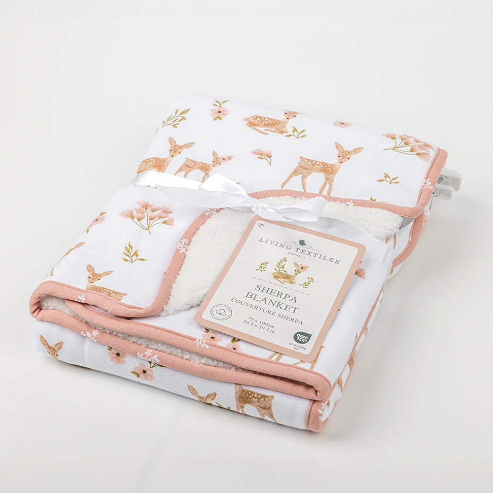 Sophia's Garden - Sherpa Blanket