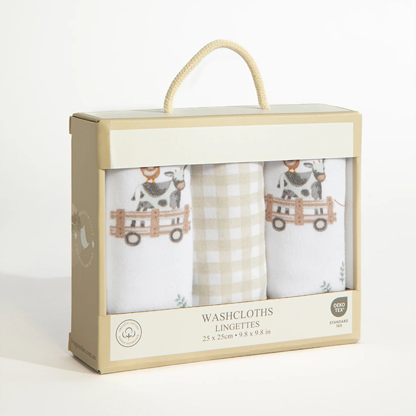 Tractor Ride - Washcloths 3pk