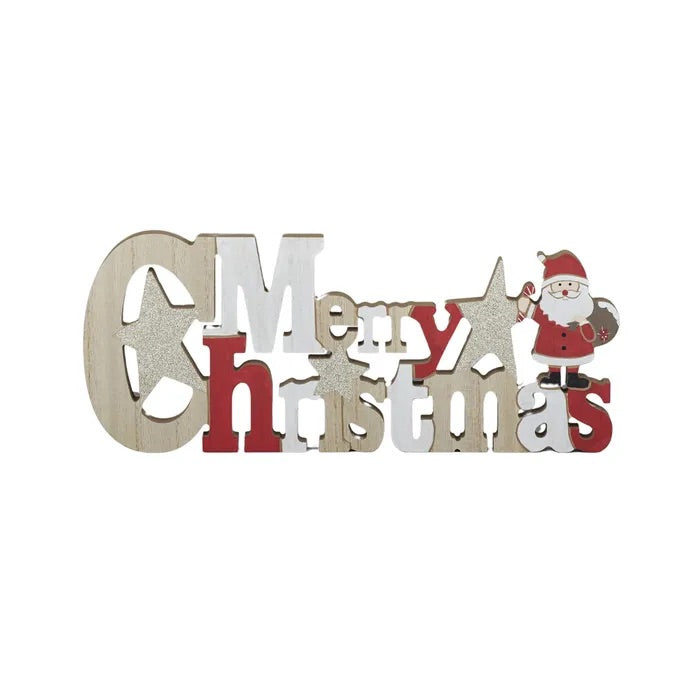 Merry Christmas Wooden Sign
