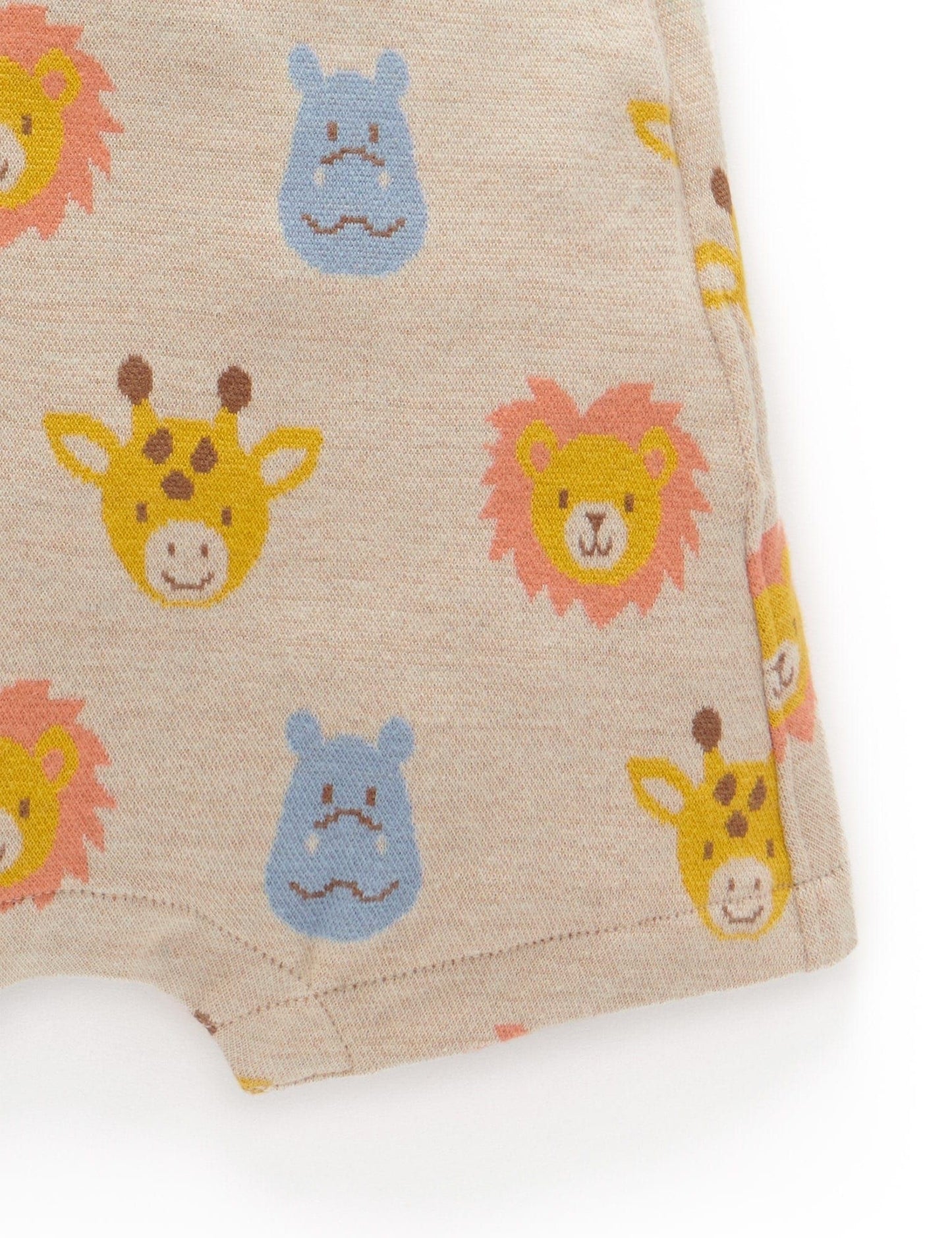 Happy Faces Jacquard Overall Set