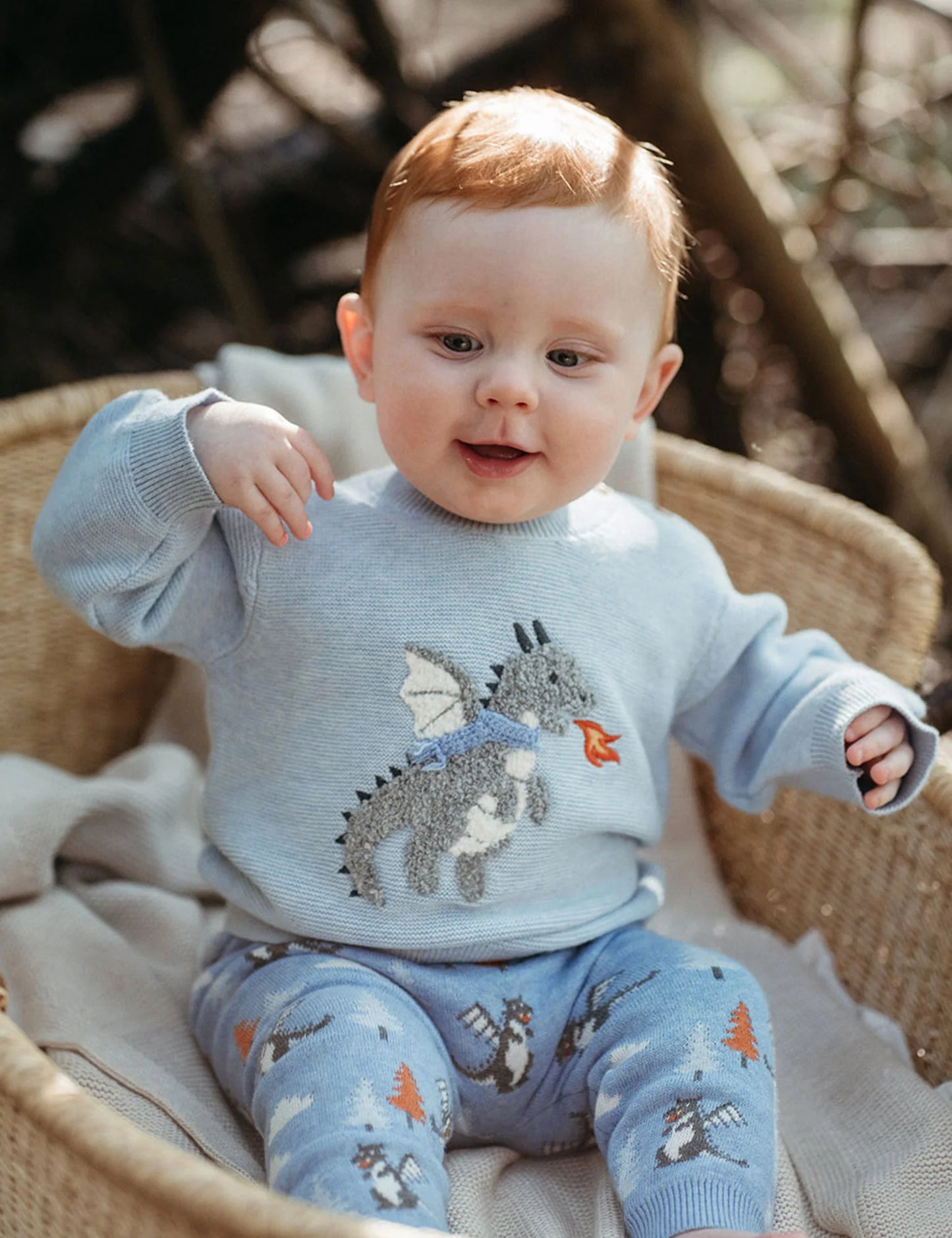 Blue Dragon Jumper (Magical Forest)