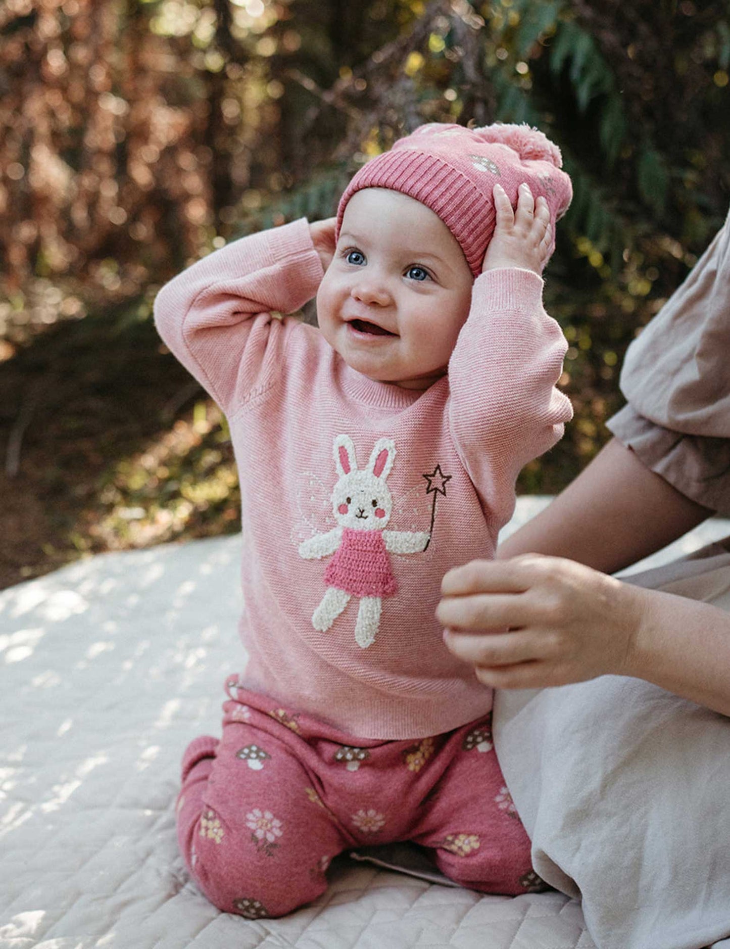 Toadstool Jaquard Leggings (Magical Forest)