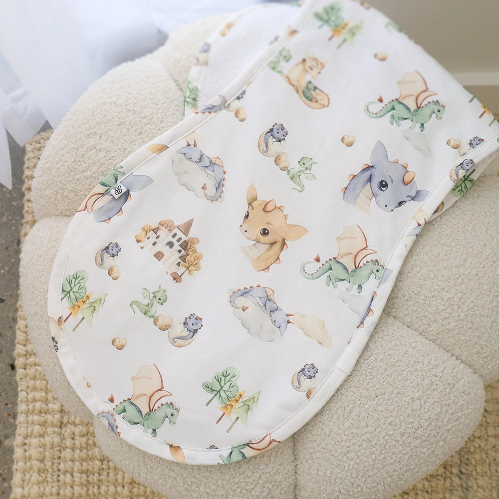 Dragon Organic Cotton Burp Cloth