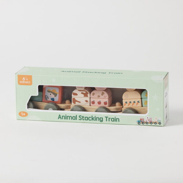 Farm Animal Stacking Train
