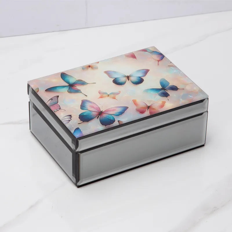 Whispering Wings Butterflies Jewellery Box