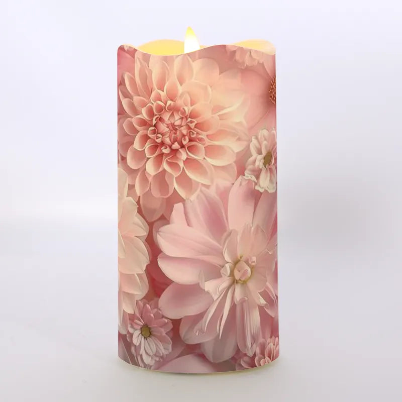 Twilight LED Candle - Peony Petals
