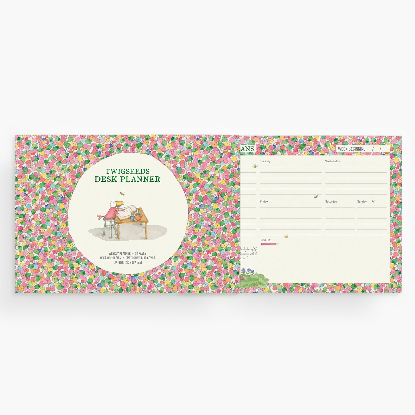 Twigseeds - A4 Desk Planner