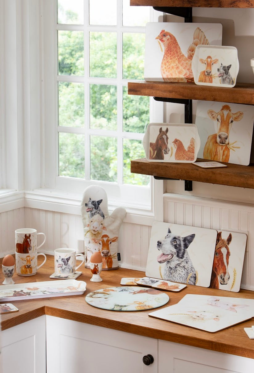 Farmyard Faces - Biscuit Tin