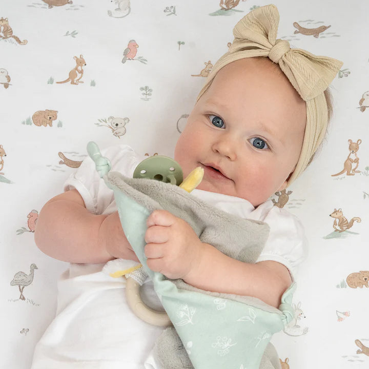 Australiana - Organic Cot Fitted Sheet 2pk
