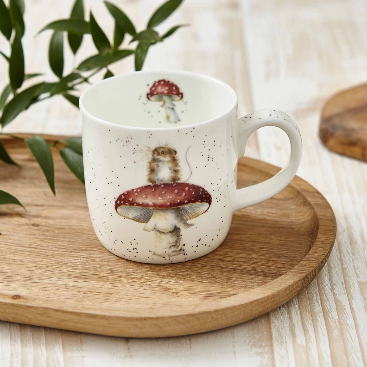 Wrendale Designs - ‘He’s A Fun-Gi’ Mug (Mouse)