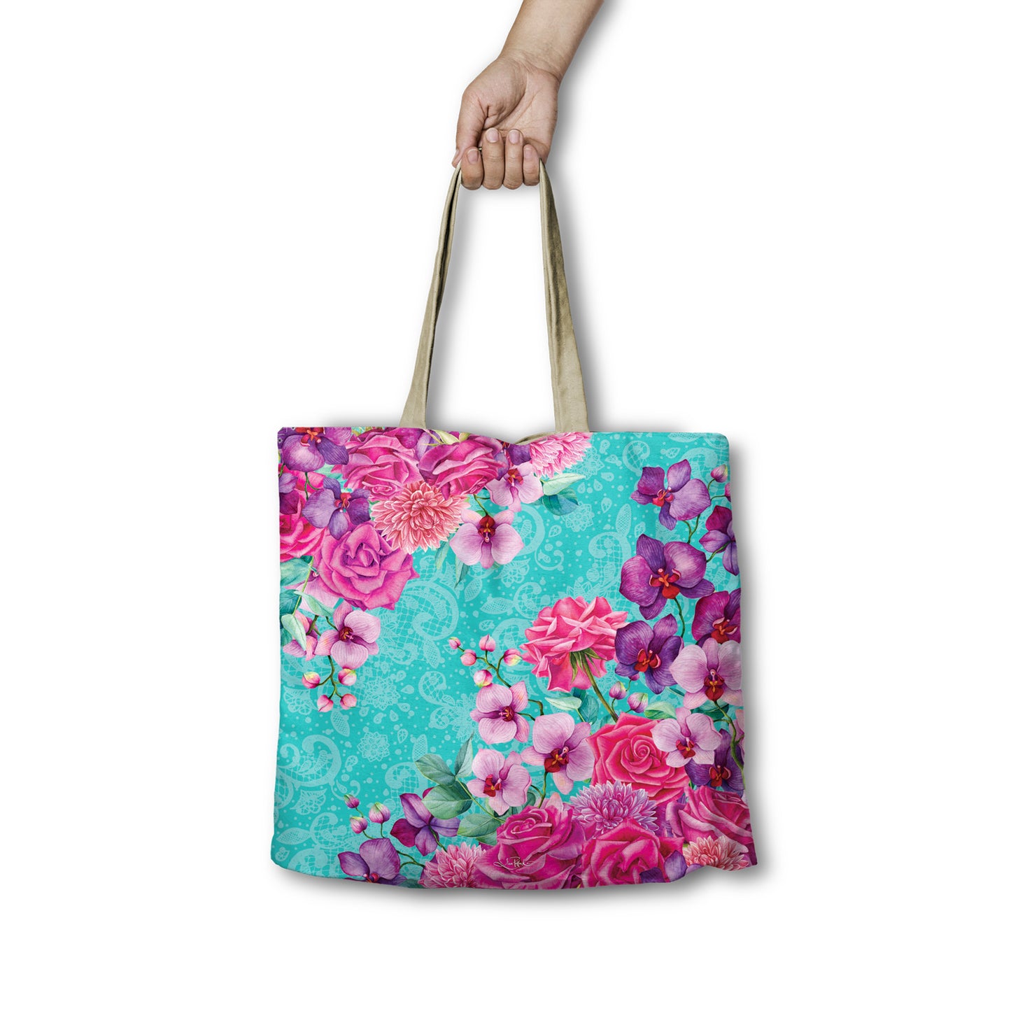 Reusable Shopping Bag - Rose Bouquet
