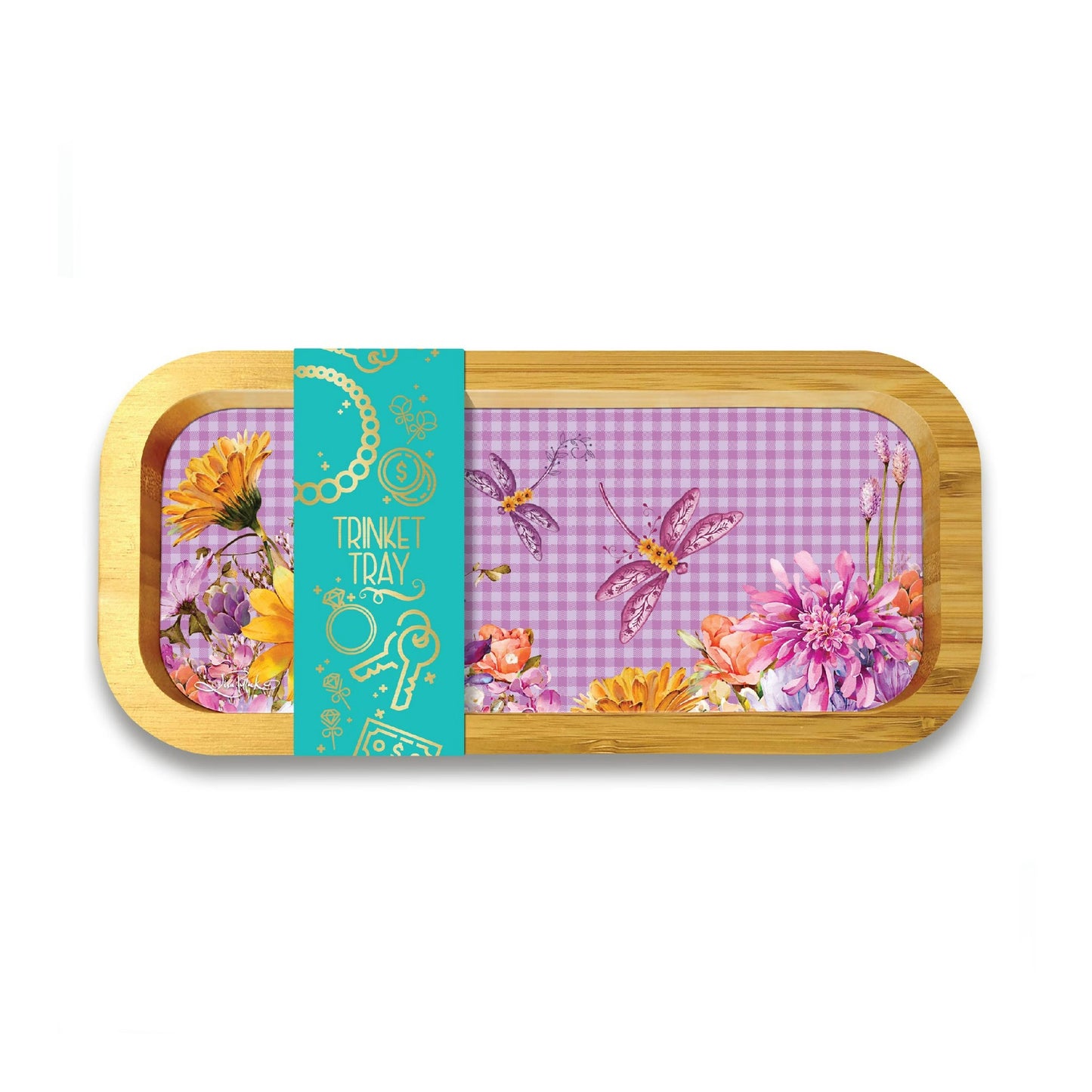 Bamboo Trinket Tray - Dragonfly Fields