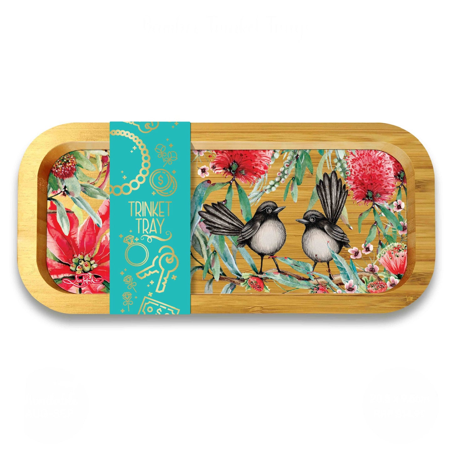 Bamboo Trinket Tray - Willy Wagtails