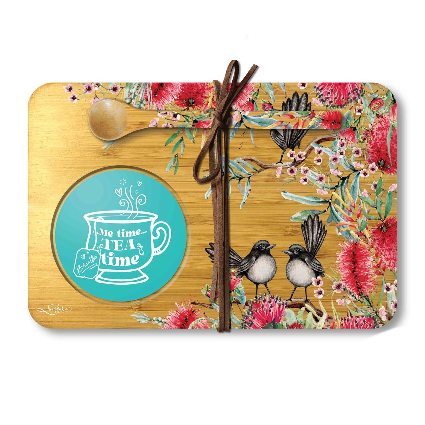 Bamboo Tea Time Tray - Willy Wagtails