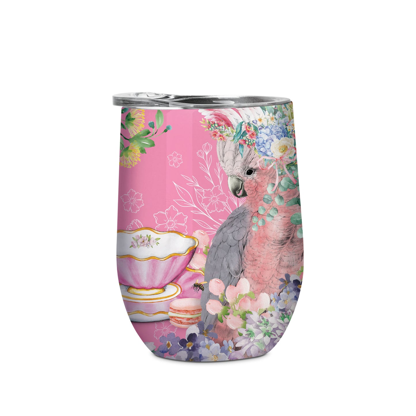 Double Walled Stainless Steel 'Bevvy' Mug (350ml) - Native Bush Tea