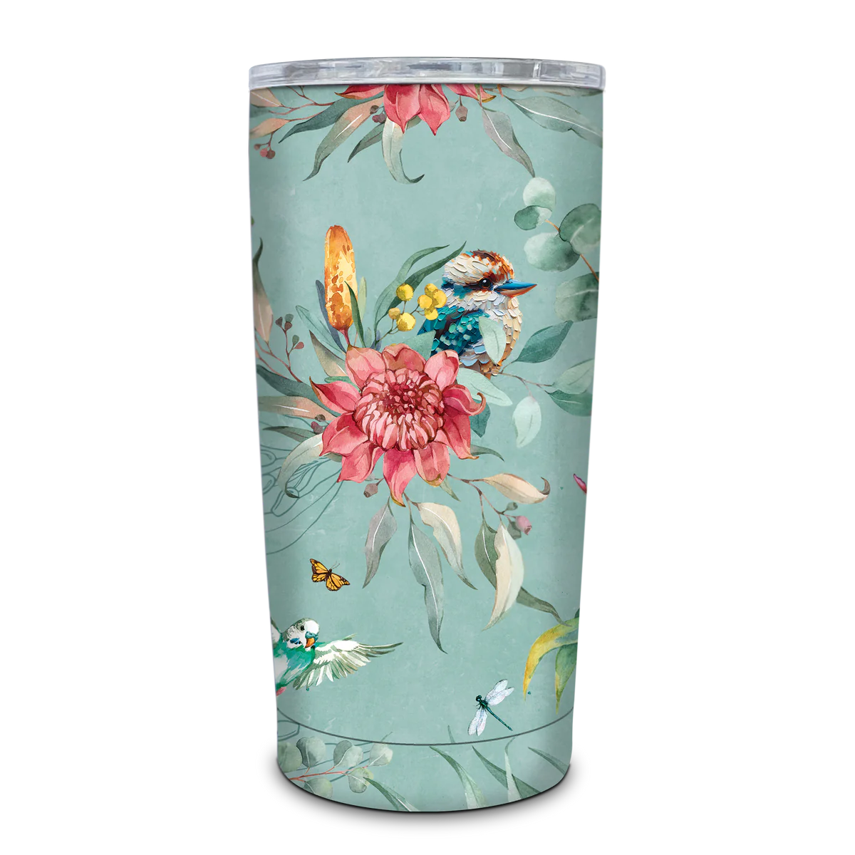 Double Walled Stainless Steel ‘Roadie’ Travel Mug (600ml) - Feathered Friends